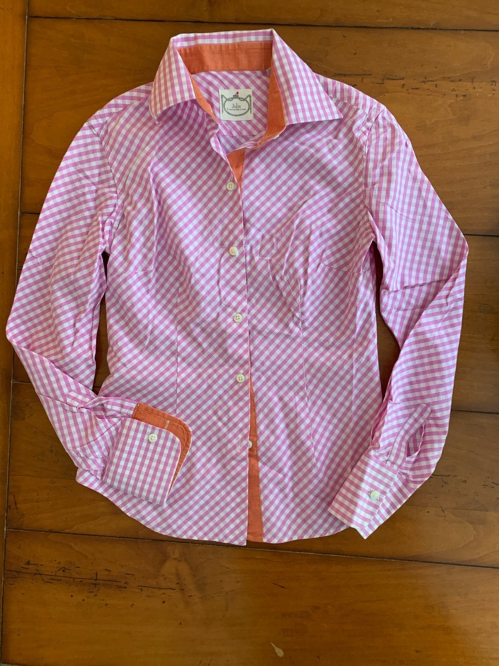 HANDMADE JULIA SHIRT ITALY LAVENDER XTRA SMALL 4